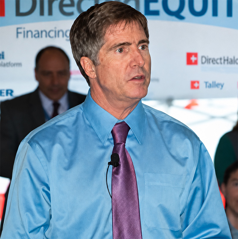 Dan Martin, CFE, President and CEO of IFX Strategic, speaking at a franchise industry event