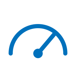 Performance gauge icon